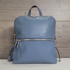Michael Kors Slate Blue Leather Backpack